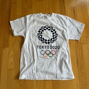 Tokyo 2020 Olympics White T-Shirt Medium